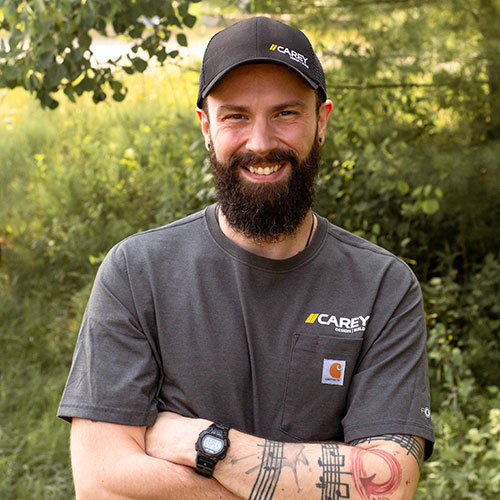 Codey Denon is a Carpenter for Carey Design Build. Codey specializes in residential and commercial construction. His skills cover new home construction, kitchen and bath remodeling and additions