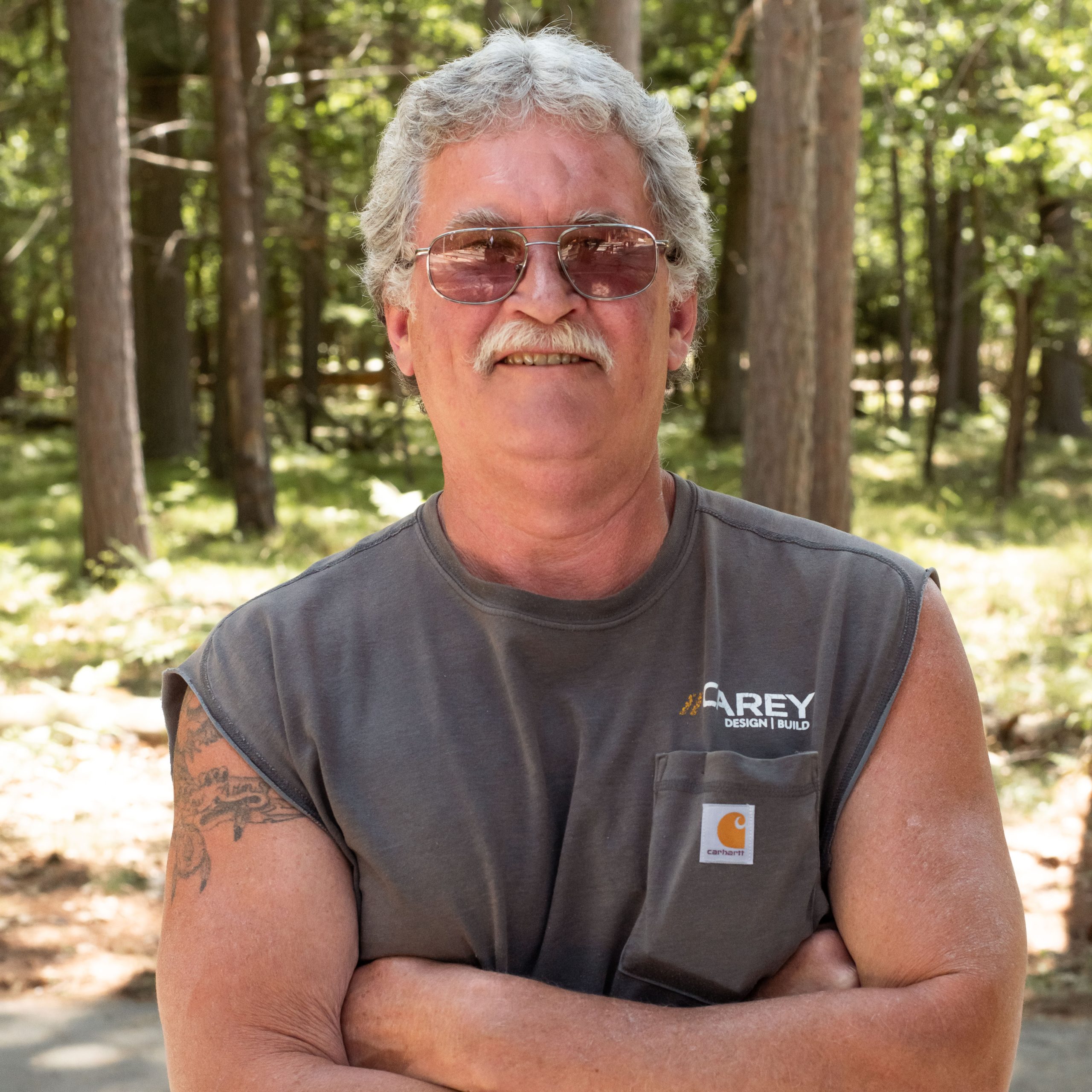 Dave Foster is a Lead Carpenter for Carey Design Build. Dave has master carpentry skills in residential and commercial construction. His skills cover new home construction, kitchen and bath remodeling and additions.