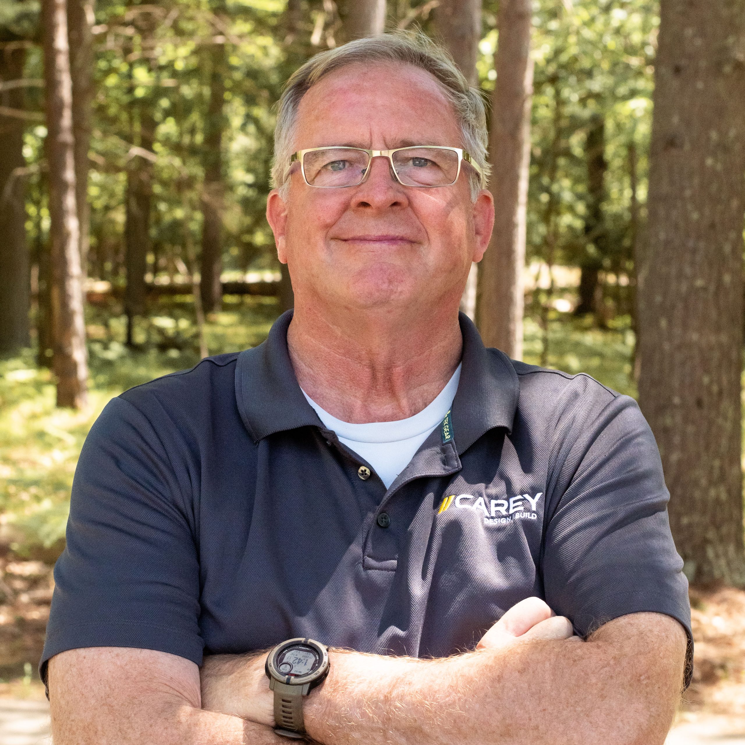 Mike Carey is vice president and project developer at Carey Design Build in Iron Mountain. Mike is a home construction master who built Carey Design Build with his dad and his son Luke.