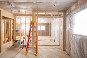 Home remodel in progress